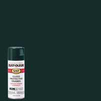 Rust-Oleum Stops Rust Gloss Dark Hunter Green Spray Paint 12 Oz. (Pack Of 6)