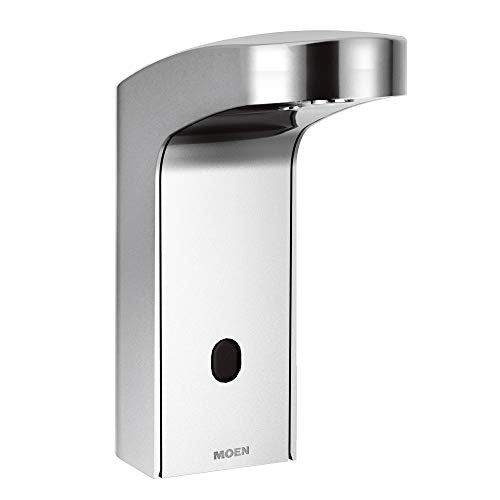 Chrome hands free sensor-operated lavatory faucet