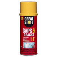 Great Stuff Gaps & Cracks Ivory Polyurethane Foam Insulating Insulating Sealant 12 oz (Pack of 12)
