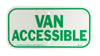 Hy-Ko English Silver Informational Sign 6 in. H X 12 in. W