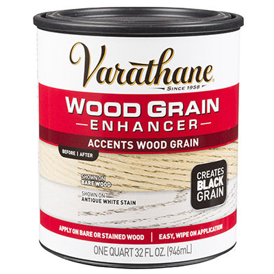 Varathane Weathered Wood Accelerator Semi-Transparent Black Wood Grain Enhancer 1 qt. (Pack of 2)