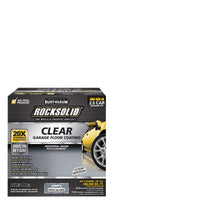 Rust-Oleum Rock Solid High-Gloss Clear Garage Floor Coating Kit 90 oz. - Open Box