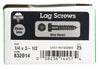 Hillman 1/4 in. X 3-1/2 in. L Hex Stainless Steel Lag Screw 25 pk
