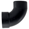 Charlotte Pipe 3 in. Hub X 3 in. D Spigot ABS 90 Degree Elbow