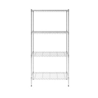 MonsterRax 72 in. H X 36 in. W X 18 in. D Steel 4-Tier Shelving Unit