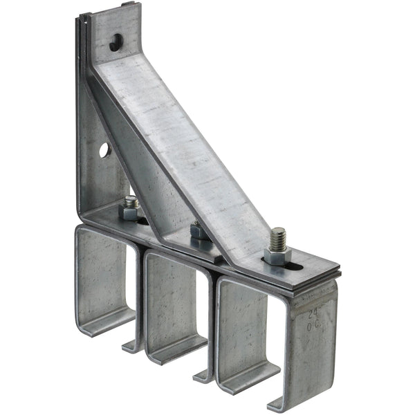 Soporte de riel de caja triple 51K - Galvanizado