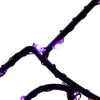 Celebrations Purple 90 ct 18.2 in. LED Prelit Illuminated Witch Hat Halloween Decor (Pack of 8)