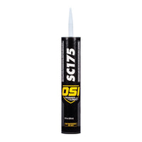 OSI SC175 White Synthetic Rubber Acoustical, Draft, Smoke & Sound Insulating Sealant 28 oz (Pack of 12).