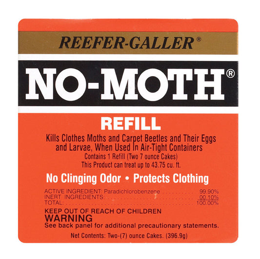 No-Moth Moth Closet Hanger Refill 7 oz.