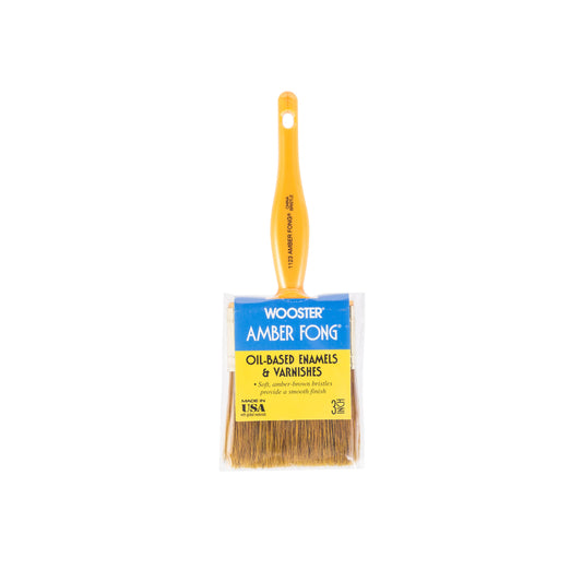 Wooster Amber Fong 3 in. Flat Paint Brush