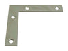 National Hardware 4 in. H x 0.75 in. W x 0.07 in. D Zinc-Plated Steel Flat Corner Brace (Pack of 20)