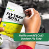 Rescue Non-Toxic Reusable Fly Trap Attractant Refill 0.51 oz (Pack of 12)