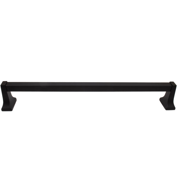 Lakewood Towel Bar, 18 Inches, Matte Black by Stone Harbor Hardware