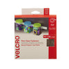 VELCRO Brand Thin Clear Medium Nylon Hook and Loop Fastener 180 in. L 1 pk