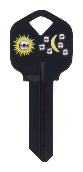 Llave en blanco universal para casa/oficina Hillman DIVA Sun &amp; Moon (paquete de 6).
