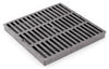 NDS 9 in. Black Square Polyolefin Drain Grate