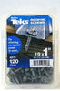 Teks No. 9 X 1 in. L Hex Drive Hex Washer Head Roofing Screws 120 pk