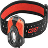Coast FL65 400 lm Black/Red LED Head Lamp AAA Battery