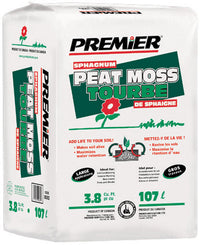 Premier Organic Sphagnum Peat Moss 3.8 ft (Pack of 15)