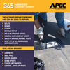 APOC Gloss Black Rubber Roof & Flashing Cement 3.6 qt (Pack of 4)