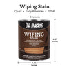 Old Masters Semi-Transparent Early American Oil-Based Wiping Stain 1 qt (Pack of 4)