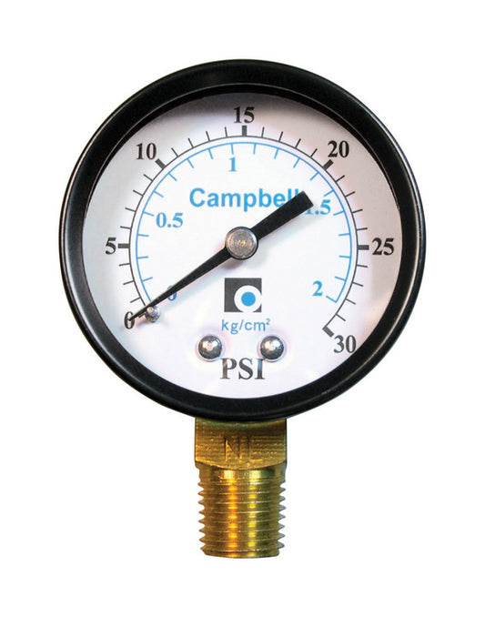 Campbell Pressure Gauge 30 psi