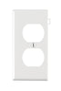 Leviton White 1 gang Thermoplastic Nylon Duplex Sectional End Wall Plate 1 pk - Deal of The Week