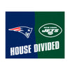 NFL House Divided - Patriots / Jets House Divided Rug