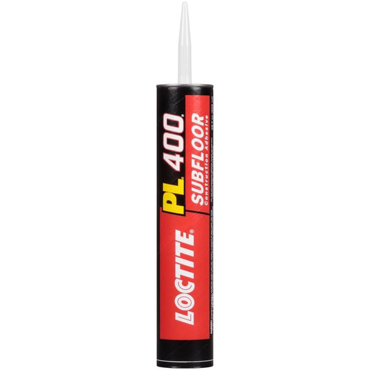 Loctite PL 400 Synthetic Rubber Subfloor Construction Adhesive 28 oz. (Pack of 12)