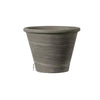 Duo Planter, Round, Grafite Clay, 8-In. (Pack of 10)