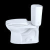 TOTO® Drake® II Two-Piece Elongated 1.28 GPF Universal Height Toilet with CEFIONTECT and Right-Hand Trip Lever, Cotton White - CST454CEFRG#01