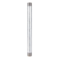 STZ Industries 1/2 in. MIP each X 1/2 in. D MIP Galvanized Steel 10 in. L Nipple