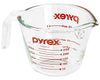 Pyrex 1 cups Glass Clear Measuring Cup (Pack of 6)