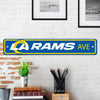 Team Color Street Sign D�cor 4in. X 24in. Lightweight