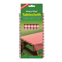 Coghlan's Red Vinyl Tablecloth 54 in. L X 72 in. W