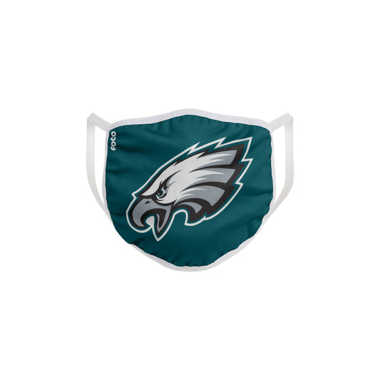 FOCO Household Multi-Purpose Philadelphia Eagles Face Mask Multicolored 1 pk