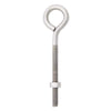 Hampton 5/16 in. X 5 in. L Stainless Stainless Steel Eyebolt Nut Included (Pack of 5)