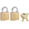 Master Lock 120T 3/4 in. H X 7/16 in. W X 3/4 in. L Brass Pin Cylinder Padlock Keyed Alike