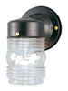 Westinghouse Matte Black Switch Incandescent Jelly Jar Light