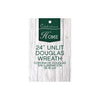 Holiday Bright Lights Green Douglas Wreath (Pack of 6)