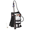 Flame King 100K BTU Torch With Carrier Backpack & 10lb LP Cylinder 10 lb Weed Burner Weed Torch Kit