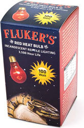Bombilla de calor roja