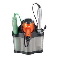 Polder Black Stainless Steel Styling Station