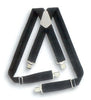 CLC 4.25 in. L X 2 in. W Nylon Suspenders Black 1 pair