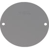 Sigma Electric Round Stamped Steel 4.13 in. H X 4.13 in. W Flat Box Cover