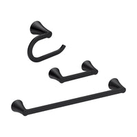 Moen Mikah Matte Black Accessory Kit 24 in. L Die Cast Zinc