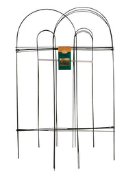 Panacea 10 ft. L x 32 in. H PVC Green Garden Fence (Pack of 10)