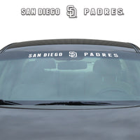 MLB - San Diego Padres Sun Stripe Windshield Decal 3.25 in. x 34 in.