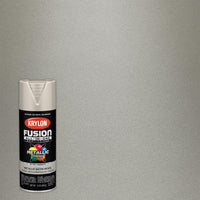 Krylon K02773007 12 Oz Silver Metallic Fusion All-In-One Spray Paint (Pack of 6)