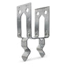 Simpson Strong-Tie ZMax 3.25 in. H x 3.56 in. W 12 Ga. Galvanized Steel Post Base (Pack of 1) - Open Box
